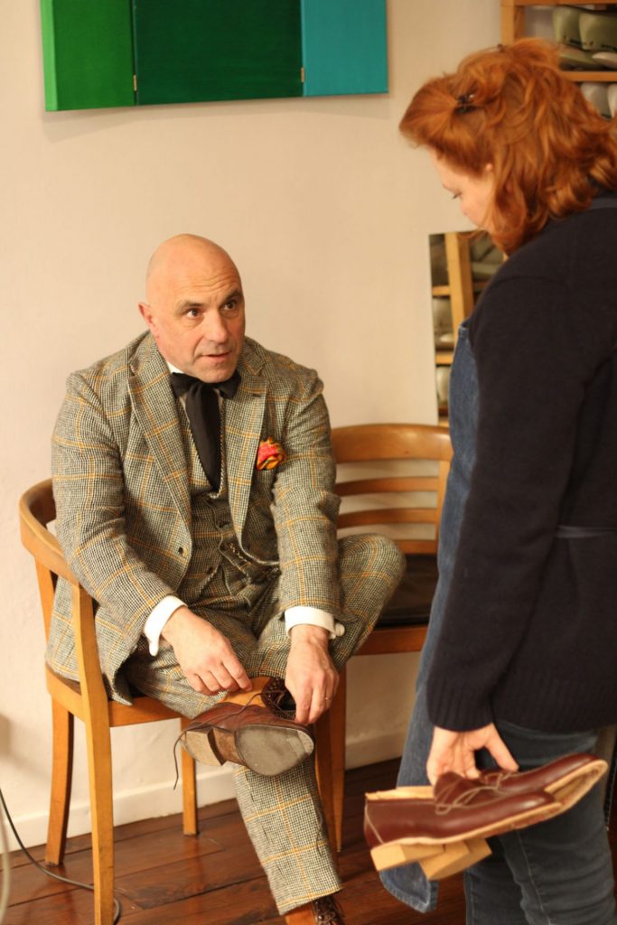 Bespoke shoe fitting with Vivian Saskia Wittmer